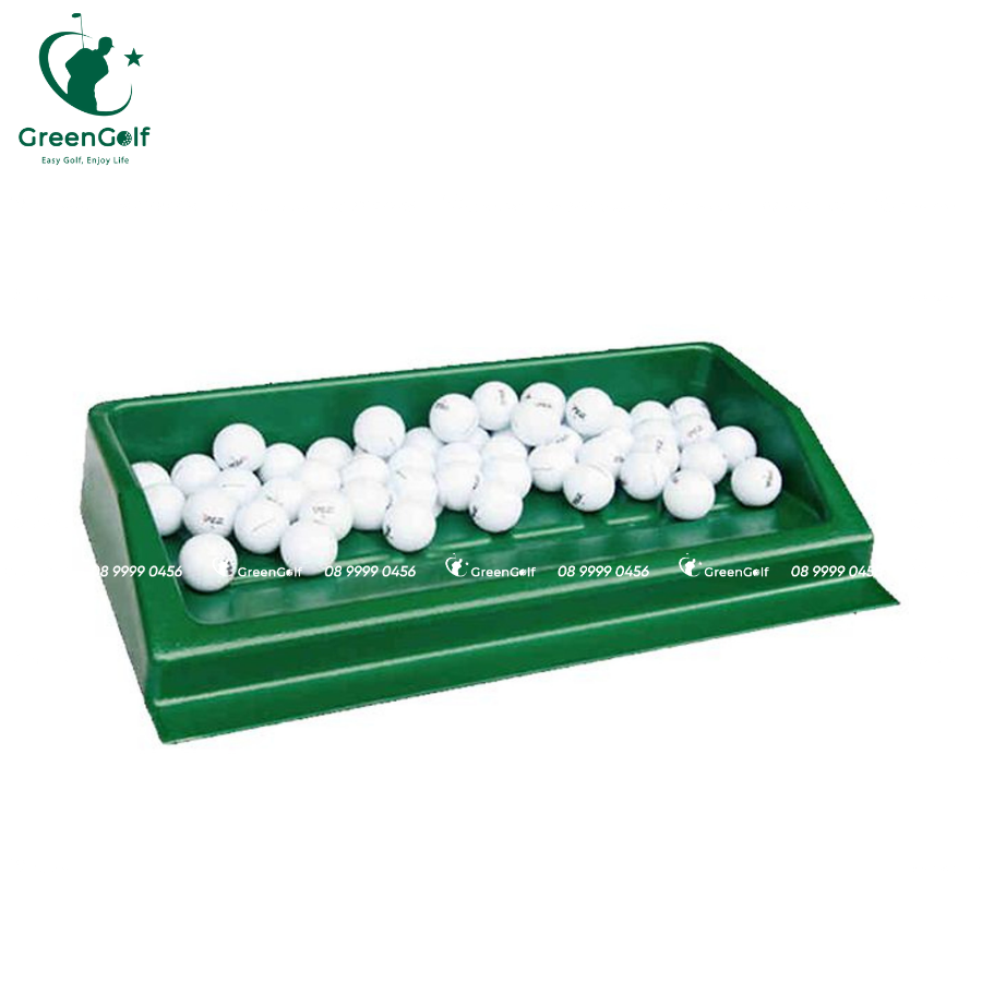 Combo khung  tập golf kích thước 2.5 x2.5 x1 + thảm swing 1.2 x 1.2m + thảm put 0.5 x3m + thảm cỏ trải sàn 2.5 x1m + khay nhựa kèm 25 bóng golf -CBKL9