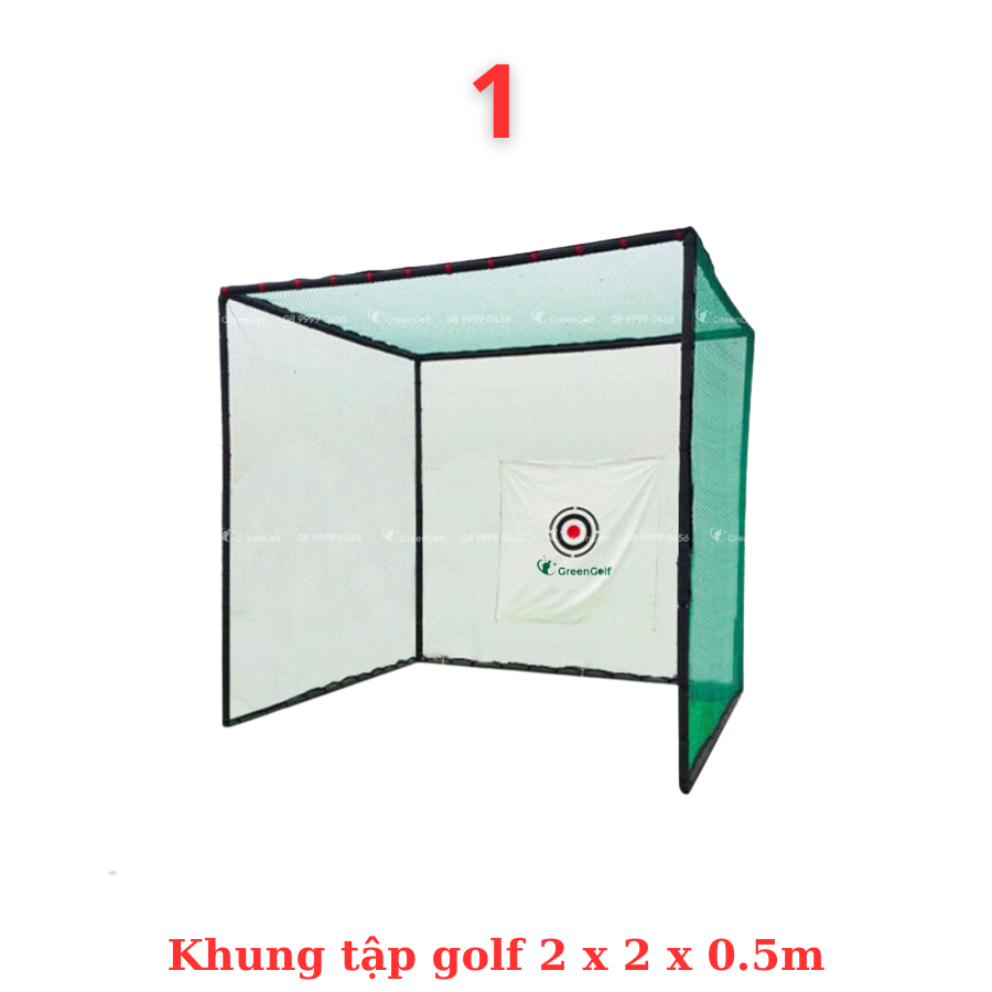 Combo khung 2x2x0.5 + thảm put 2mx4m + thảm swing 1.5x1.5m - CBKL10