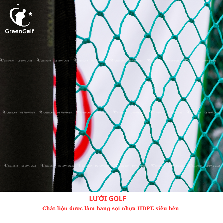 Combo khung 2,5x2,5x2,5 + thảm swing 1.2x1.2 thảm cỏ 2.5x2.5 - 30 bóng golf CBKL7