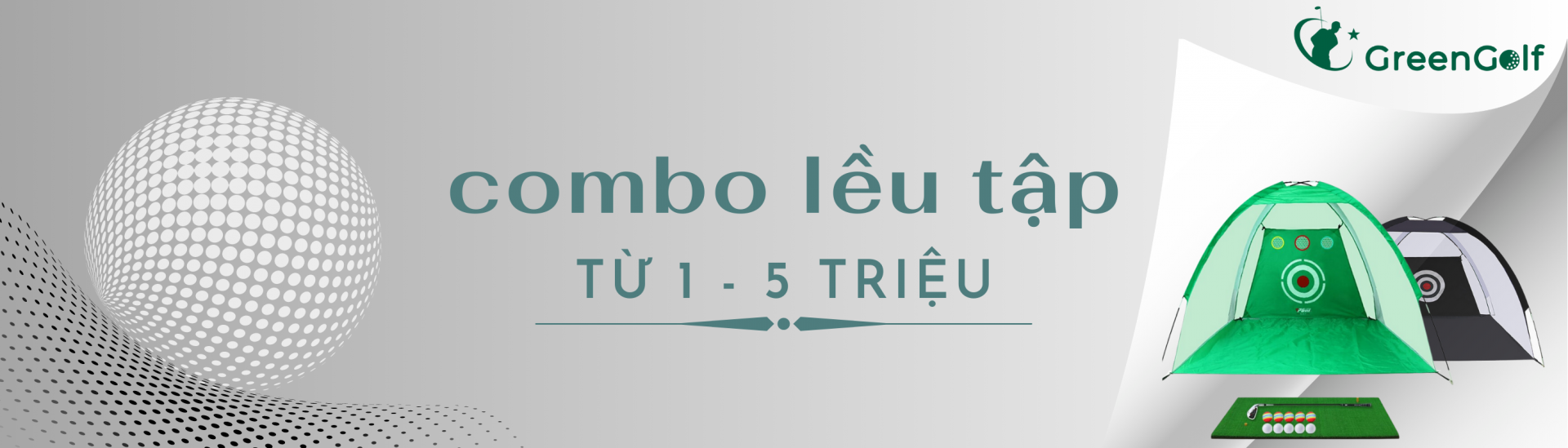 Combo lều golf 1tr - 5tr