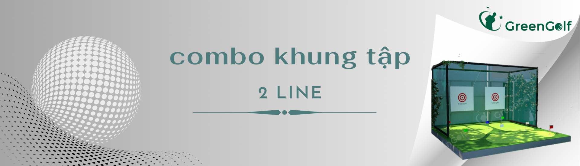 Combo khung golf  2 line