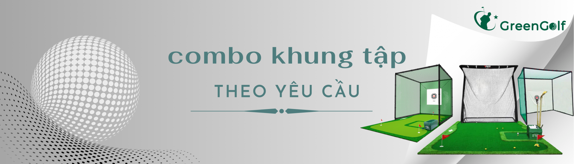 Combo khung golf to theo yêu cầu