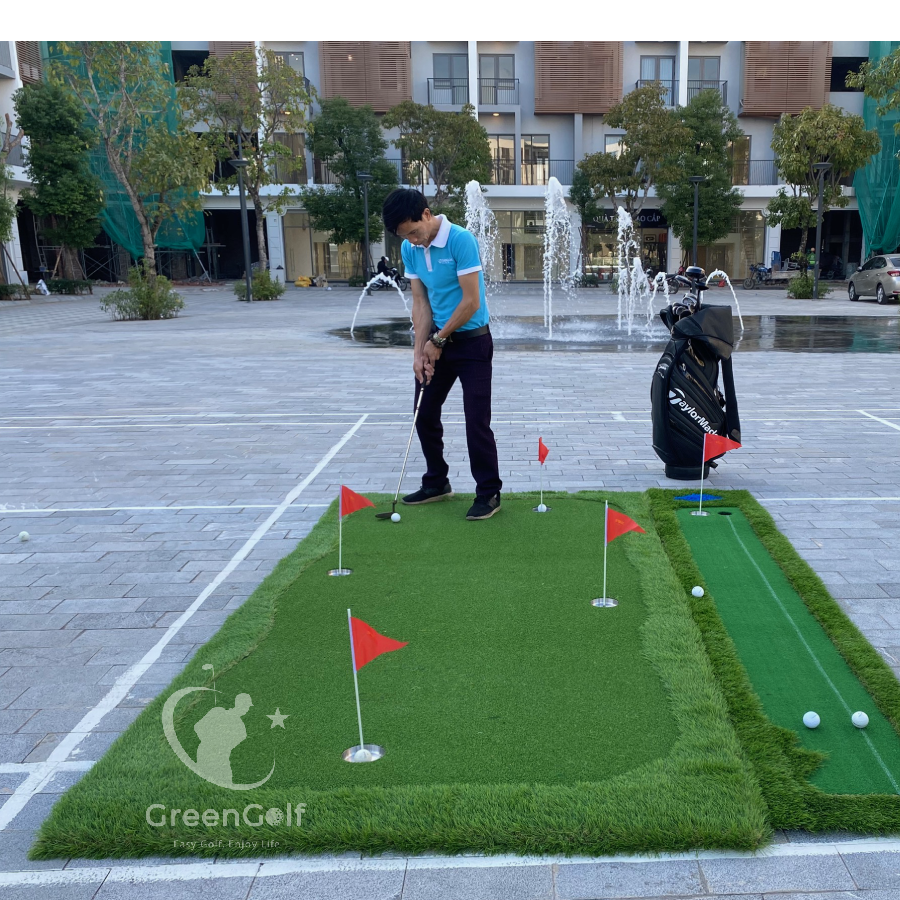 Thảm Tập Golf  Putting 1.5x3M - Luyện tập Golf chuyên nghiệp tại nhà