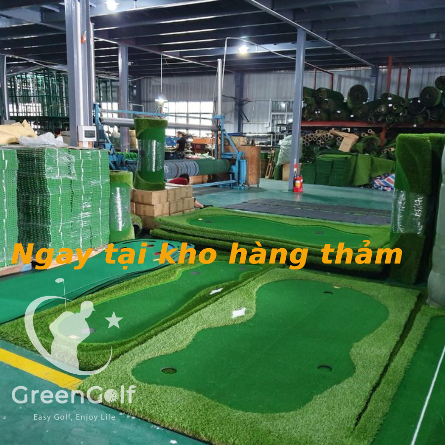 Thảm Tập Golf  Putting 1.5x3M - Luyện tập Golf chuyên nghiệp tại nhà