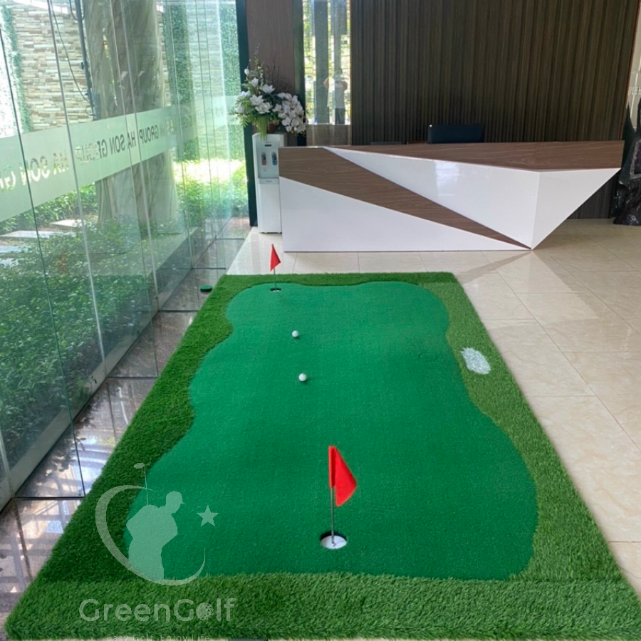 Thảm Tập Golf  Putting 1.5x3M - Luyện tập Golf chuyên nghiệp tại nhà