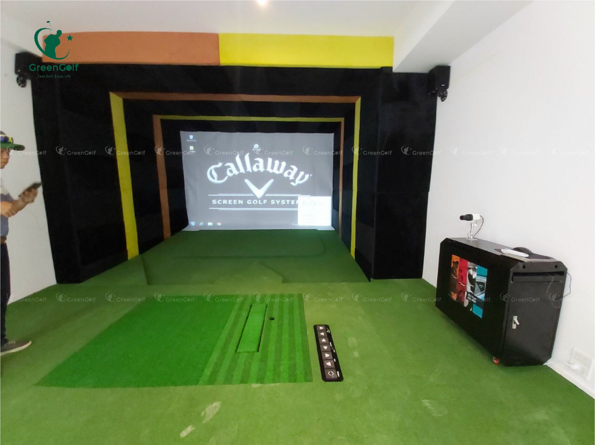 Thi công lắp đặt phòng golf 3D tại Hải Phòng - G3D1