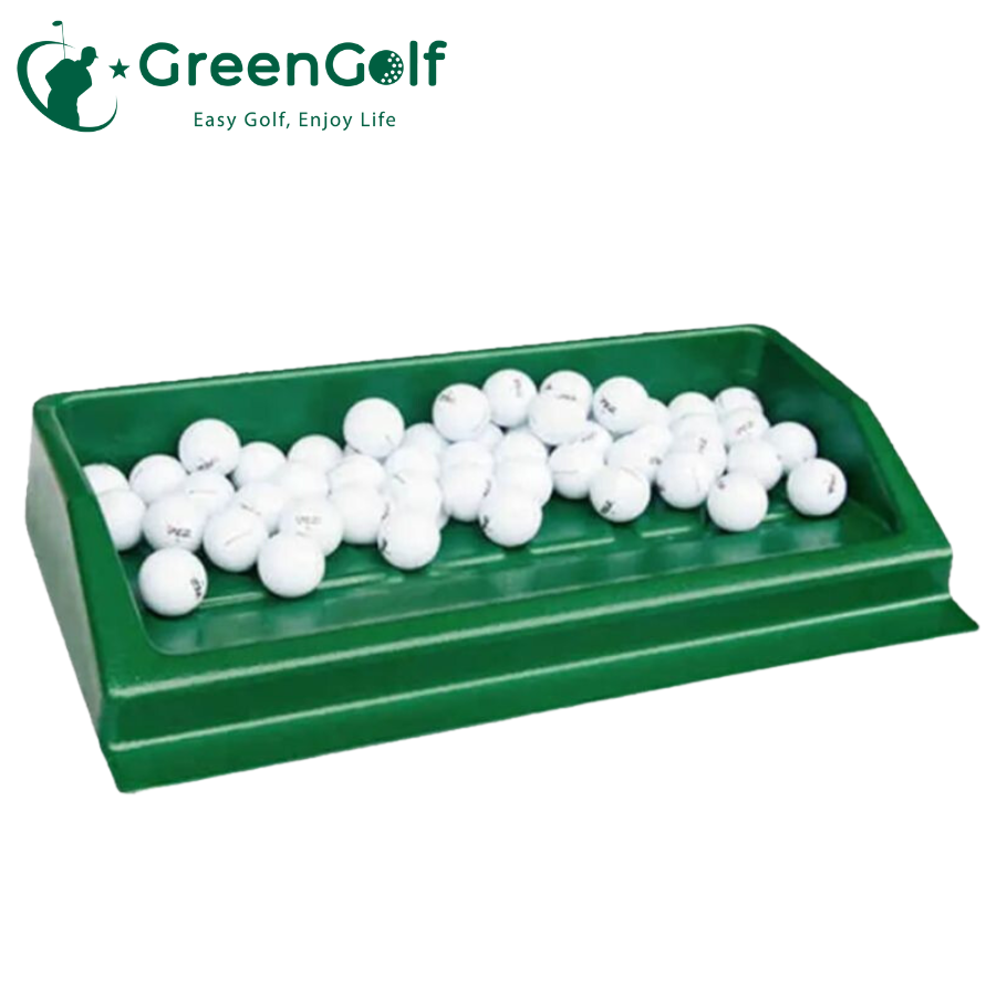 Combo Khung Tập Golf 3x3x3 +  Máy Nhả Bóng Tự Động + Thảm Swing 1.5x1.5 +  Thảm Cỏ Nhân Tạo 3x3m + Giỏ Chip Xanh + 25 Bóng Mới - CBKL12.6