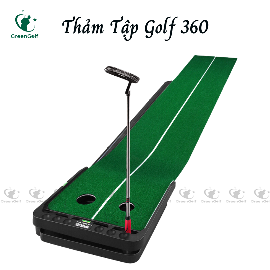 Thảm Tập Golf Putt 360 - Trải Nhiệm Cú Putt Tuyệt Vời Ngay Tại Nhà Và Chinh Phục Mọi Sân Golf!