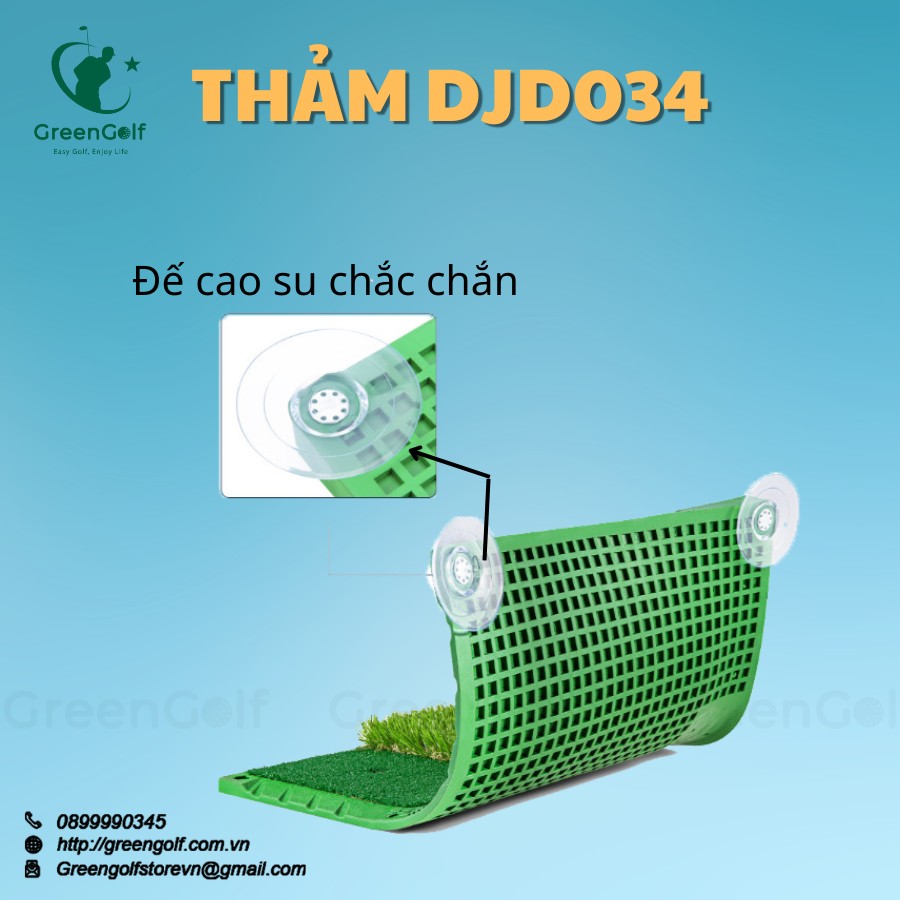 Thảm Tập Golf Kết Hợp Khay Đựng Bóng  - DJD034