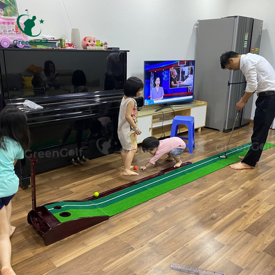 Thảm tập Golf Put gỗ