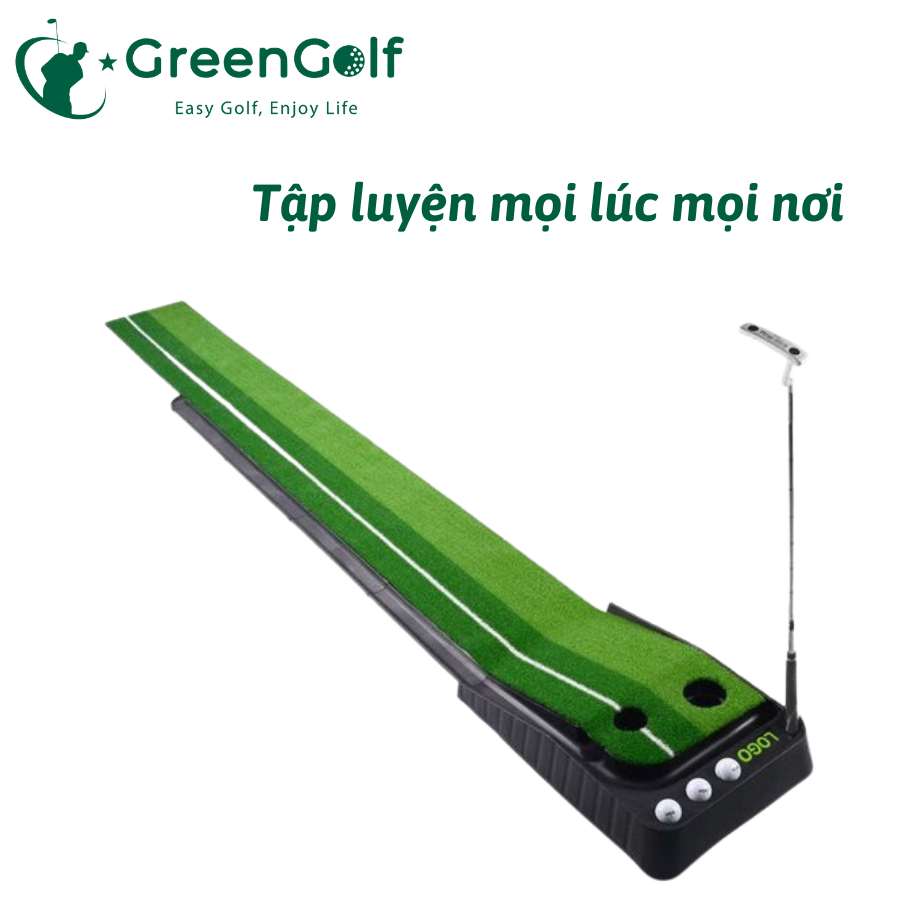 Thảm Putting Golf Nhựa _ Thảm Tâp Golf Tiện Dụng