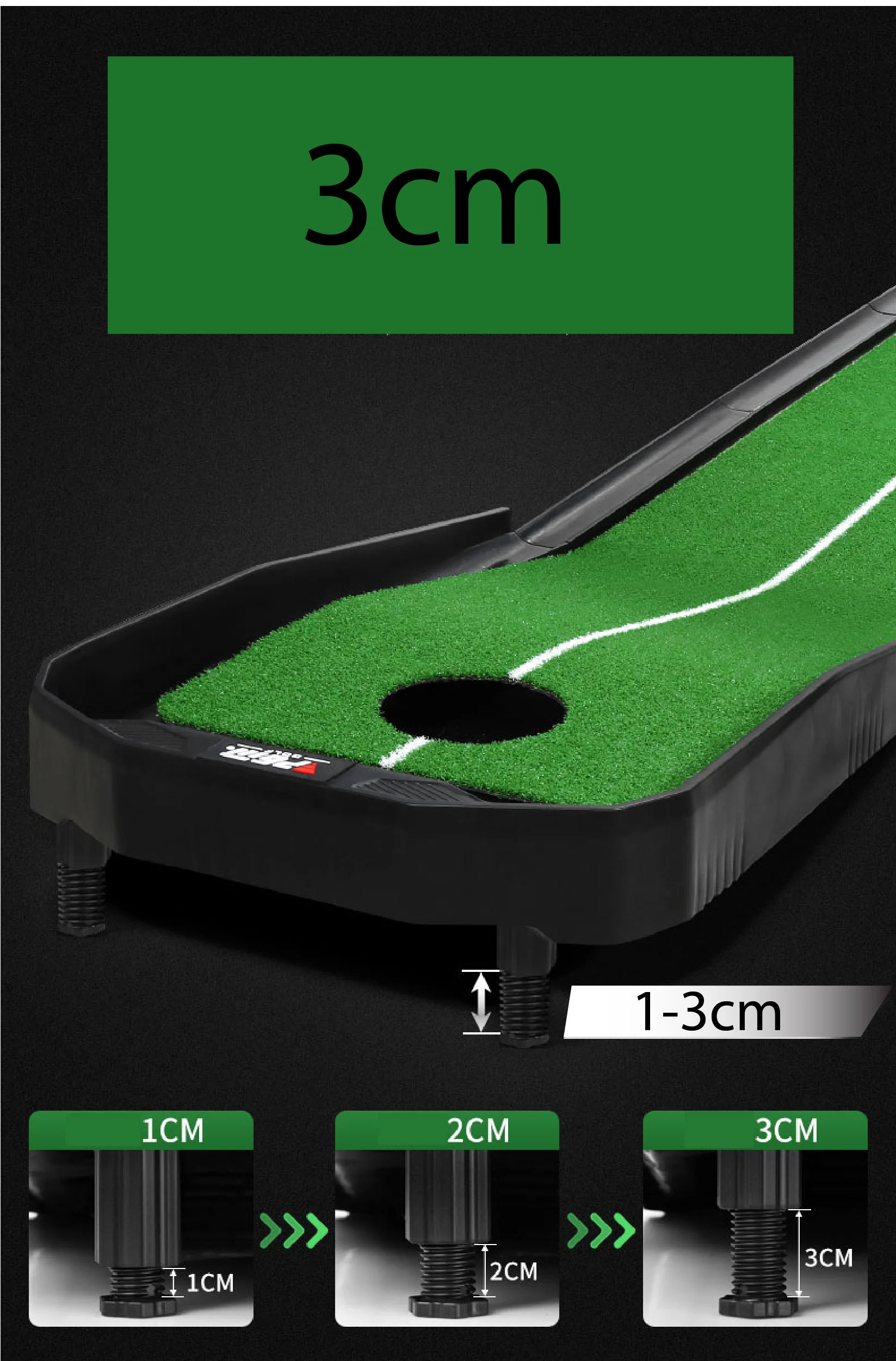 Thảm Tập Putting Điều Chỉnh Độ Dốc - PGM Slope Adjustable Golf Putting Mat - TL025