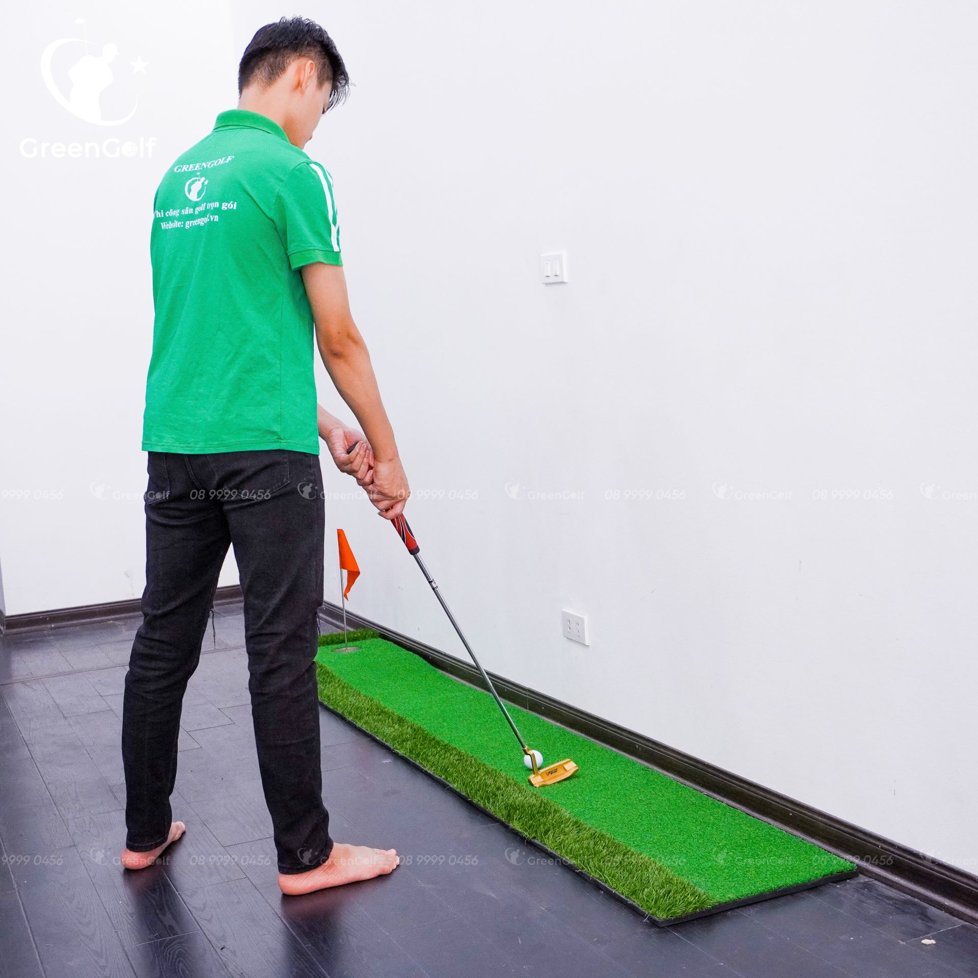 Thảm Tập Putt Golf Hole In One - TGH1250