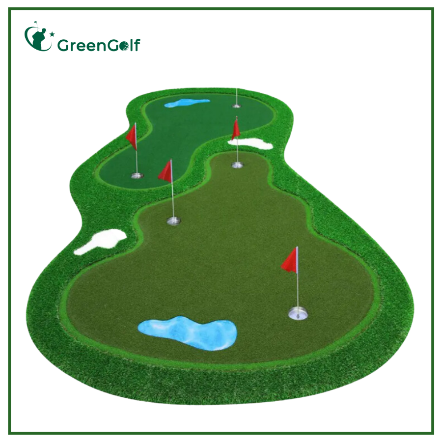 Thảm Put Golf Dạng Hồ Lô  Độc Đáo 3mx6m - TPHL036