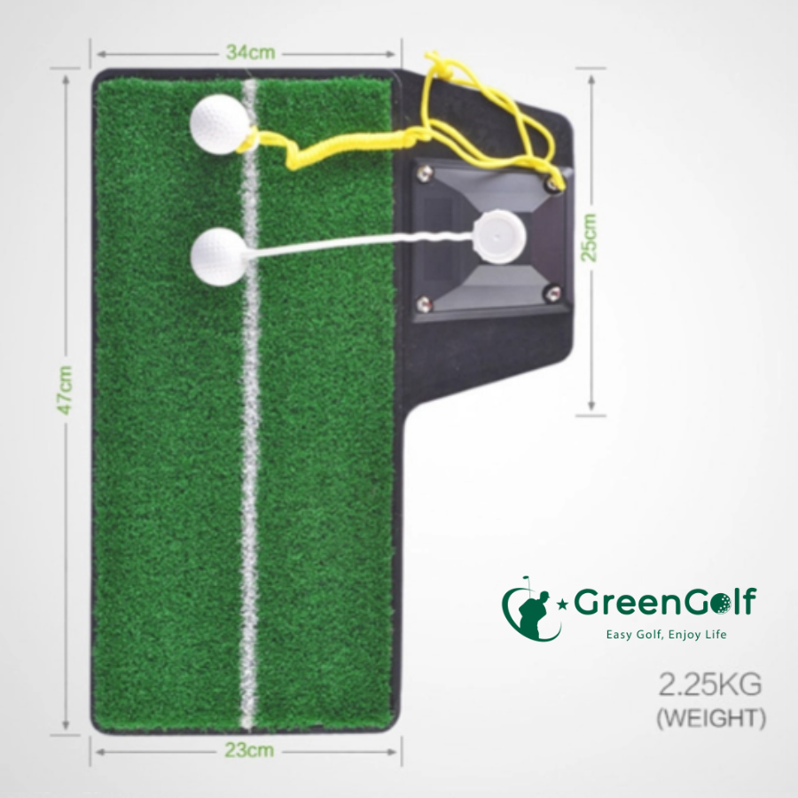 Thảm Tập Swing Golf 3 Trong 1 - Thảm Green Power - TTS31