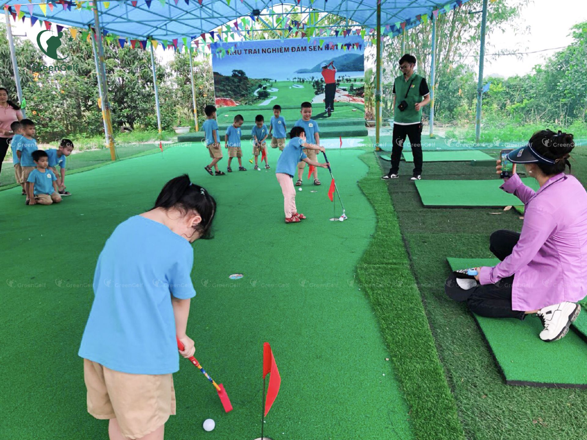 Thiết kế Sân Tập Golf Mini tại Đầm Sen Hát Môn - TVTK4