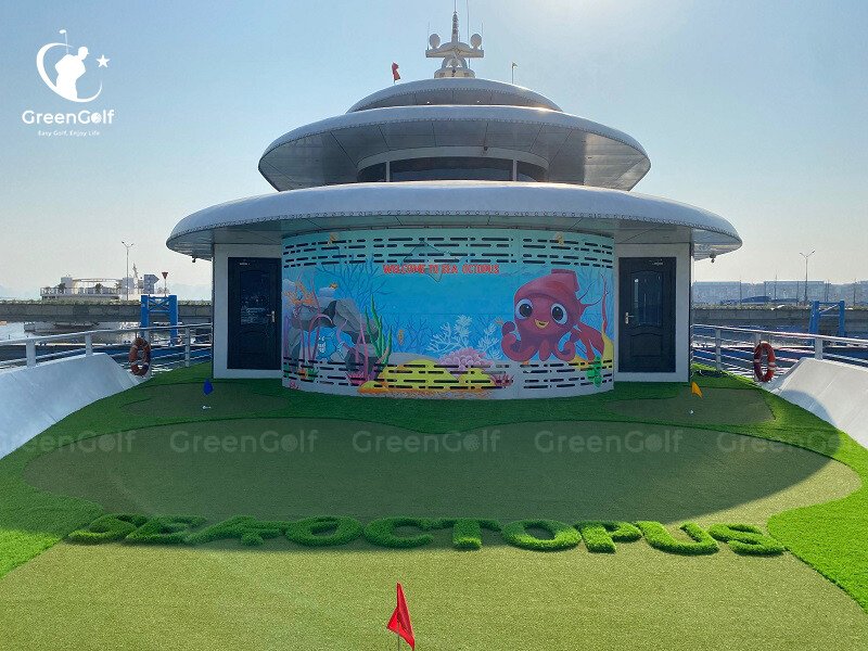 Thi công sân golf mini trên du thuyền Sea Octopus - TC10
