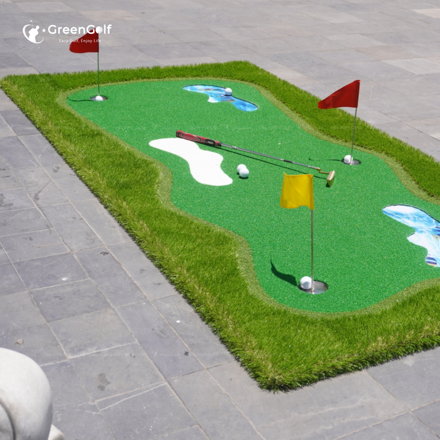 Thảm Tập Golf 3D_ Thảm Putting Cao Cấp Kích Thước 1.5x3mm - TTS153