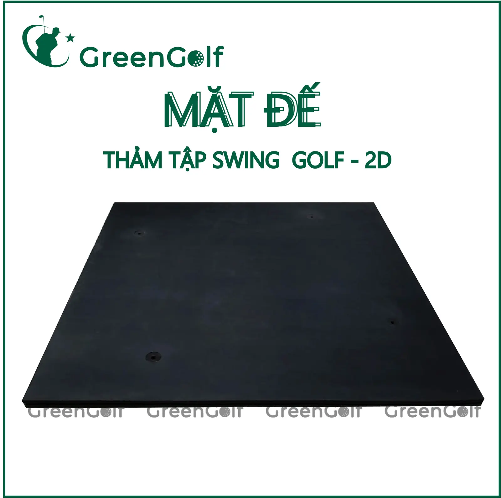 Thảm Tập Swing Golf 2D 1,5 x 1,5M - TTS1515
