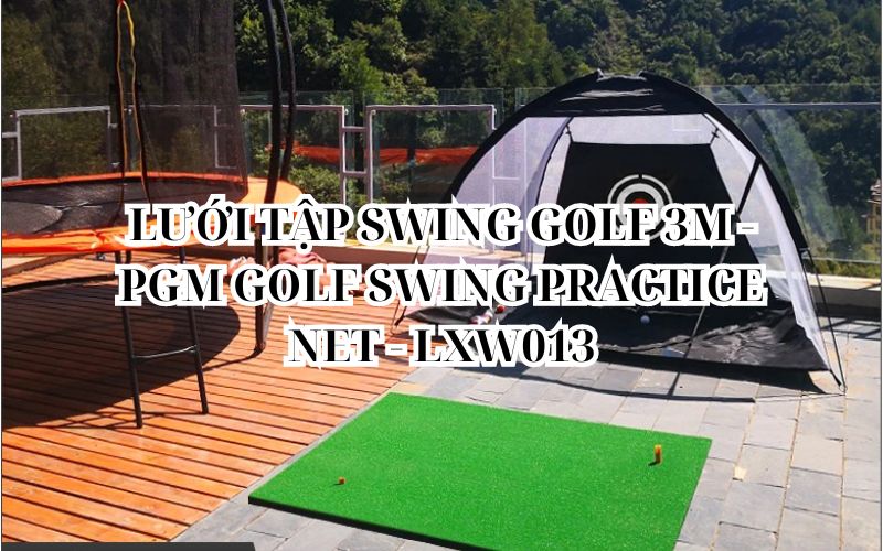 LƯỚI TẬP SWING GOLF 3M - PGM GOLF SWING PRACTICE NET - LXW013