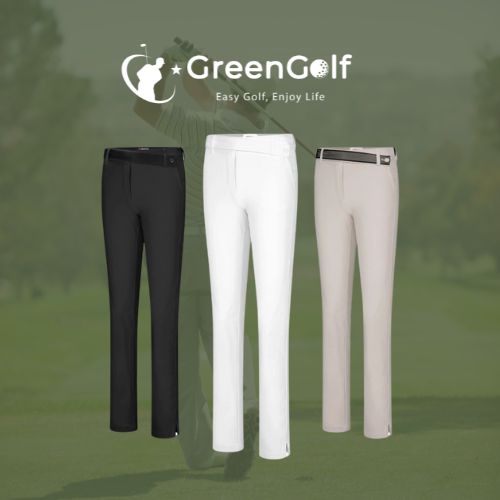 QUẦN DÀI GOLF NỮ VIỀN ĐAI ĐÀN HỒI - PGM WOMEN'S GOLF PANTS - KUZ145