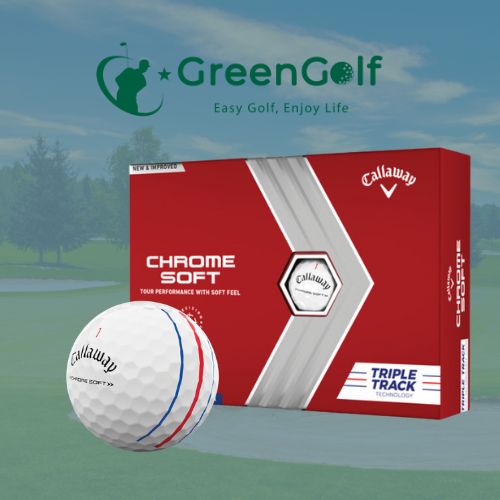 Pelotas de golf Callaway Chrome Soft Tour Triple Track x12 blancas