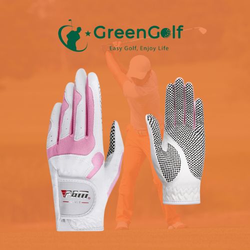 GĂNG TAY GOLF NỮ VẢI SỢI CO DÃN CAO CẤP - PGM MS. GOLF GLOVES - ST018