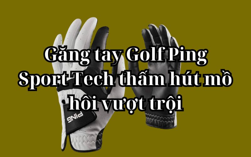 Găng tay Golf Ping Sport Tech thấm hút mồ hôi vượt trội