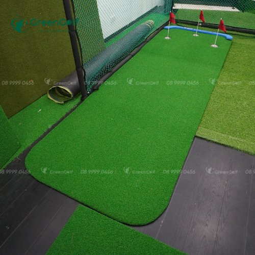 Combo Khung 2,5x2,5x2,5 + Thảm Swing 1,5x1,5 + Thảm Putting 3 lỗ + Thảm cỏ nhân tạo 2,5x2,5m + Khay đựng bóng Golf + 25 bóng + Giỏ đựng bóng - CBKL9.9