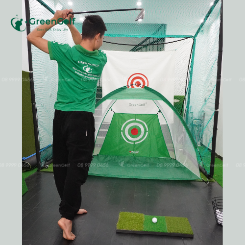 CBLG1.2 - Combo 01 Lều golf 1.4mx2m + Thảm swing 0.3x0.6