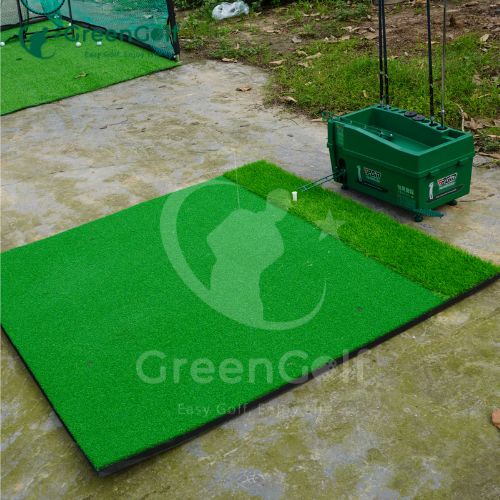 Combo Khung Tập Golf 3x3x3 +  Máy Nhả Bóng Tự Động + Thảm Swing 1.5x1.5 +  Thảm Cỏ Nhân Tạo 3x3m + Giỏ Chip Xanh + 25 Bóng Mới - CBKL12.6