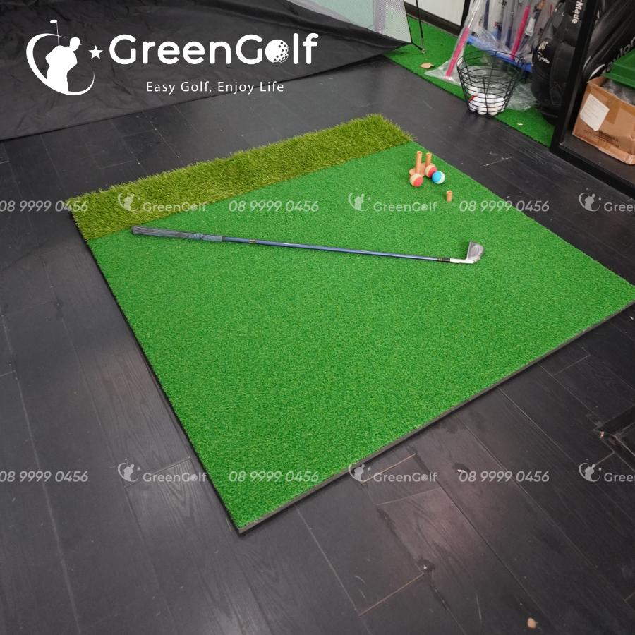 Combo Lều Có Chip Tập Golf 2X3m + Thảm Tập Swing 1.2x1.2m + Tặng Kèm 3 Bóng Xốp Chơi Kỹ Thuật + 2 Tee