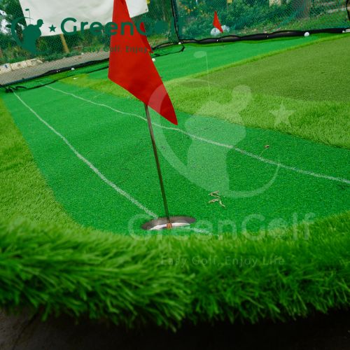 Combo Khung Tập Golf KT 3x3x3m + Thảm Tập Golf 3x5m Ba Chức Năng Swing, Put, Chip Mẫu 3 Khoang