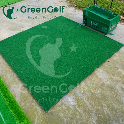 Combo Khung Tập Golf 3x3x3 + Thảm Swing  3D 1.5x1.5 + Thảm Put 0.75m x 3m +  Máy nhả  bóng + Thảm Cỏ Nhân Tạo 3m x 3m - CBKL14.5