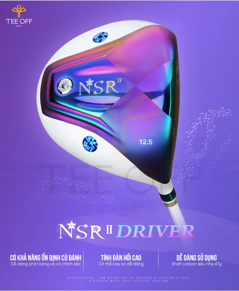 Gậy Driver Nữ NSR II - PGM NSR II Ladies Golf Driver - MG026